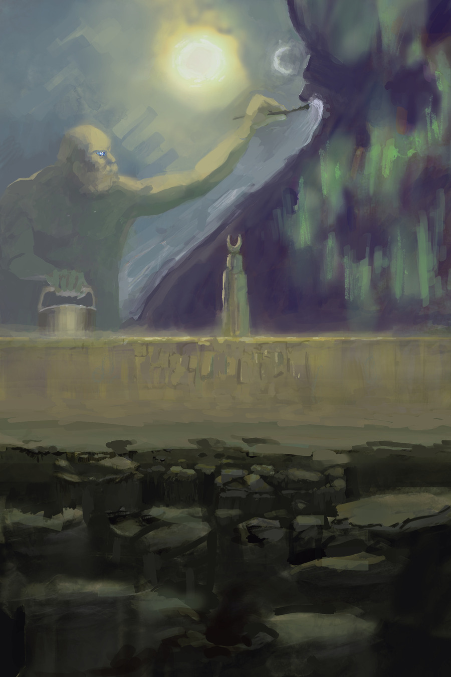 Ralah paints the sky